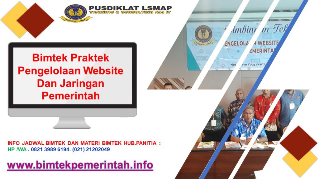 Info Bimtek Praktek Pengelolaan Website Dan Jaringan Pemerintah