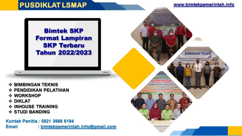 Bimtek SKP Format Lampiran SKP Terbaru Tahun 2022/2023