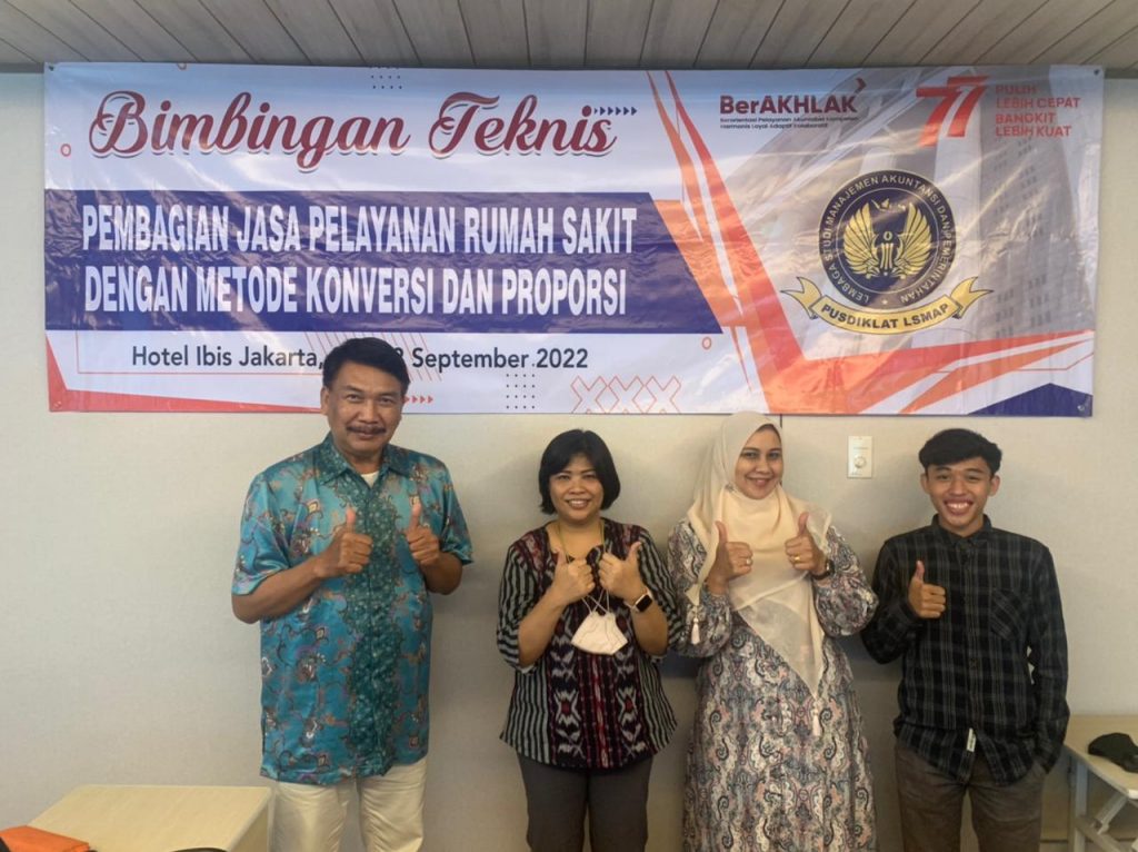 Bimtek Tatacara Perhitungan Pembagian Jasa Pelayanan Rumah Sakit  Berbasis INA CBG