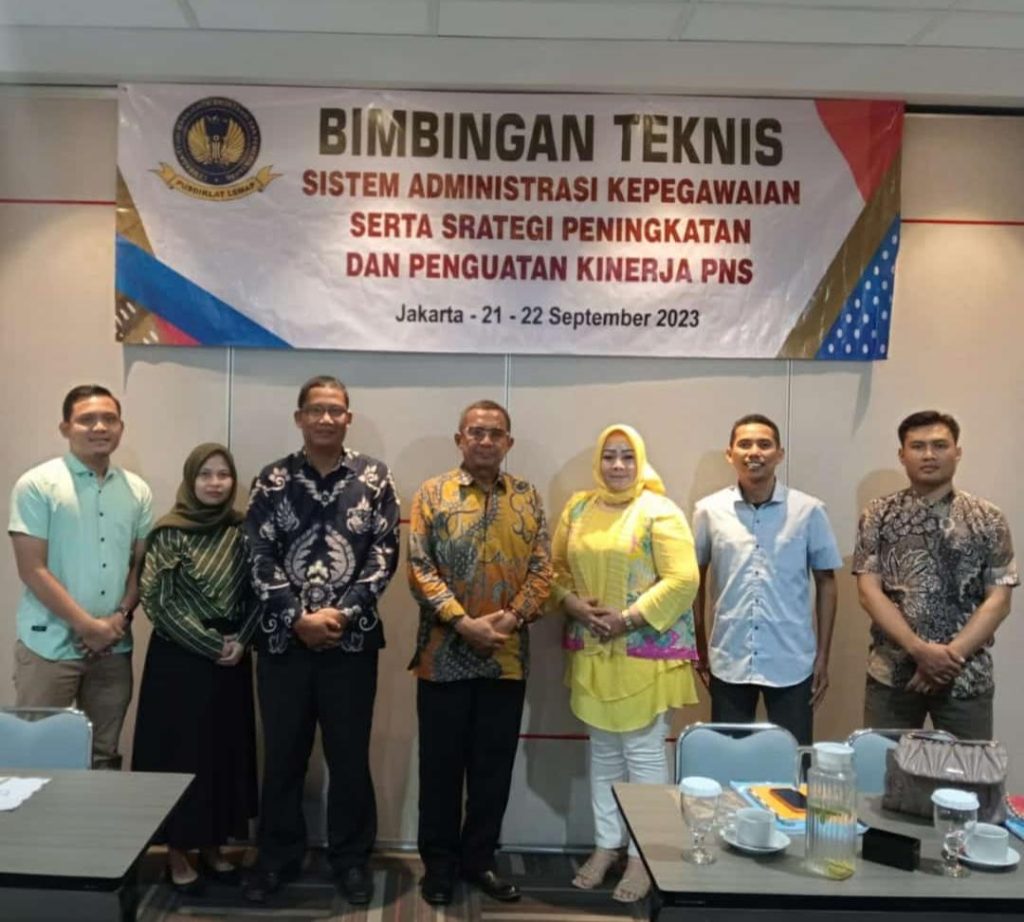 Bimtek Sistem Administrasi Kepegawaian PNS Dan Penguatan Kinerja PNS 2024
