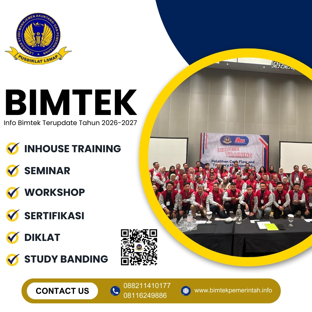 Bimtek Penyederhanaan Sistem Perpajakan dan Retribusi Daerah Sesuai UU No. 1 Tahun 2022 Tentang Hubungan Keuangan Antara Pemerintah Pusat Dan Pemerintah Daerah 2026-2027