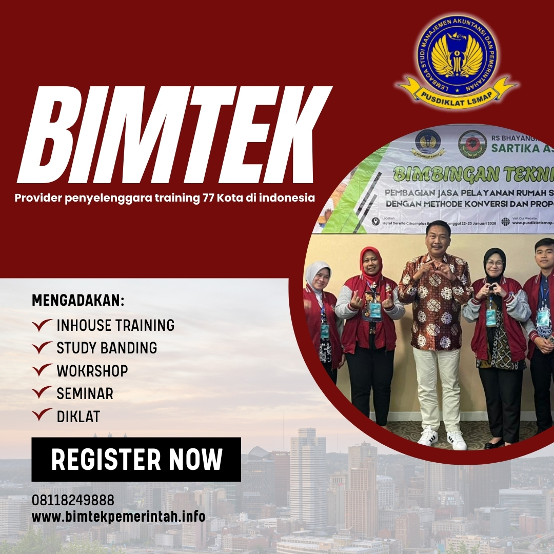 Bimtek Ketentuan Umum Dan Tata Cara Pemungutan Pajak Daerah sesuai Peraturan Pemerintah No. 55 Tahun 2016 tentang Ketentuan Umum dan Tata Cara Pemungutan Pajak Daerah 2026-2027