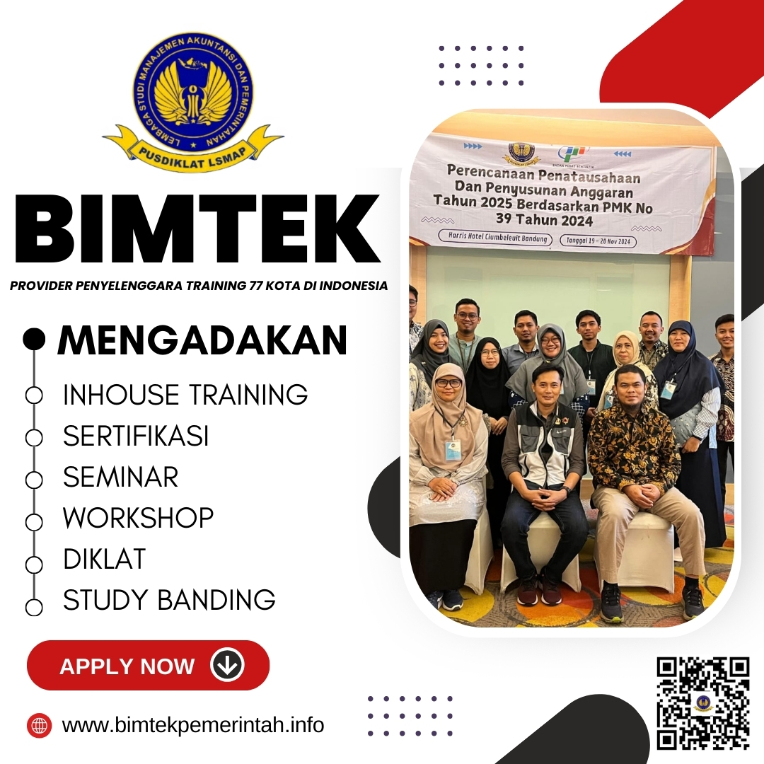 Bimtek Pedoman Admisnistrasi Perpajakan bagi Instansi Pemerintah Daerah sesuai Peraturan Menteri Keuangan Nomor PMK-231/PMK.03/2019 2026-2027