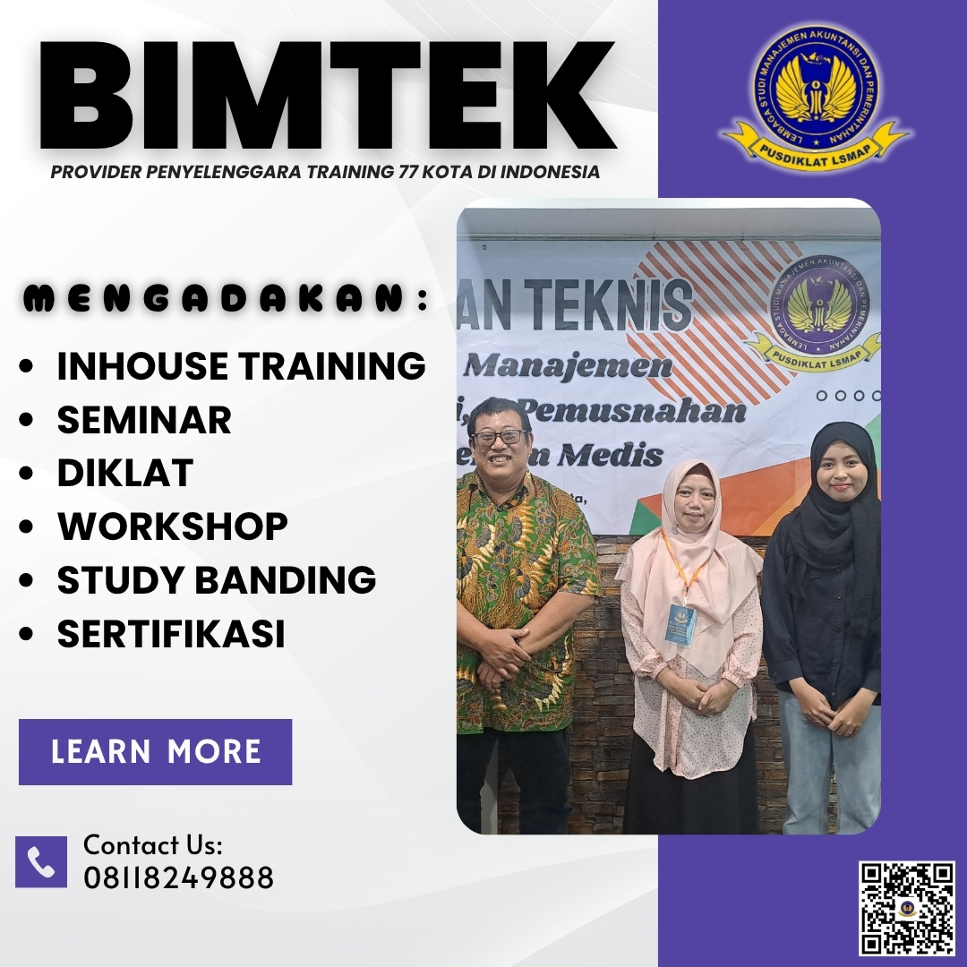Bimtek Tata Cara Penatausahaan dan Penyusunan Laporan Pertanggungjawaban Bendahara serta Penyampaiannya 2026-2027