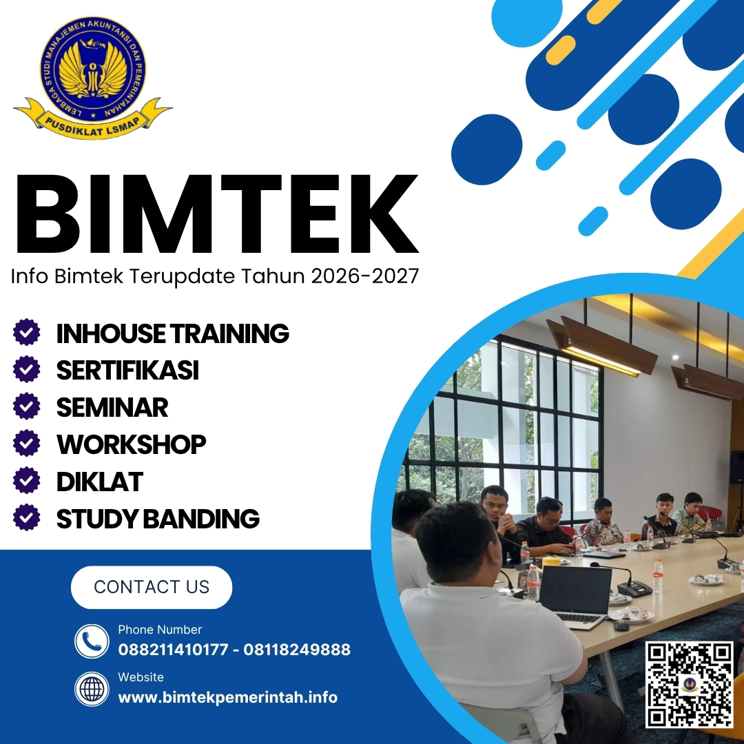 Bimtek Perencanaan, Pengelolaan Dan Pertanggungjawaban Bendahara Instansi Pemerintah Daerah 2026-2027